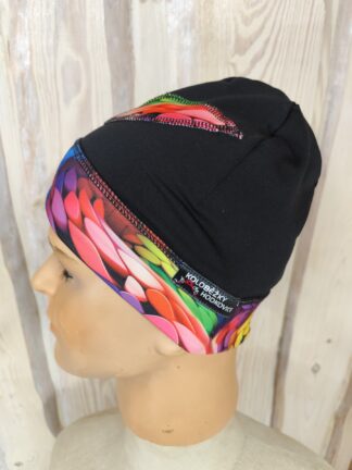 Čepice barevnost, bez otvoru na culík, počes, nanostříbro