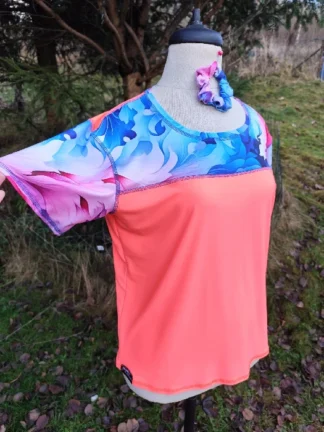 kombinace tričko s nanočásticemi stříbra, krátký rukáv, vel.46/48