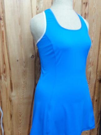 sportovní šaty jednobarevné modré
