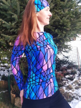 vitráže tričko s nanočásticemi stříbra. vel. 38/40, poslední tohoto vzoru