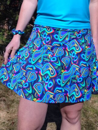 sportovní sukně opály, všité kraťasy, vel.