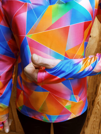 rolák trojúhelníky s nanočásticemi stříbra, dlouhý rukáv, otvory na palce, vel.42/44