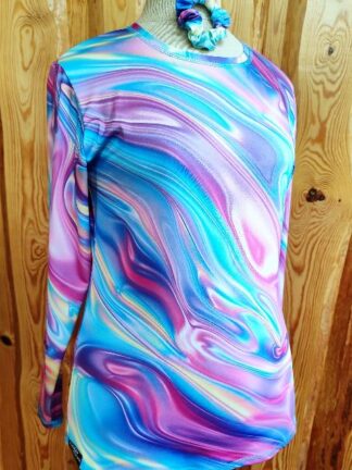 duhovka tričko s nanočásticemi stříbra, dlouhý rukáv, vel.44, poslední kus tohoto vzoru