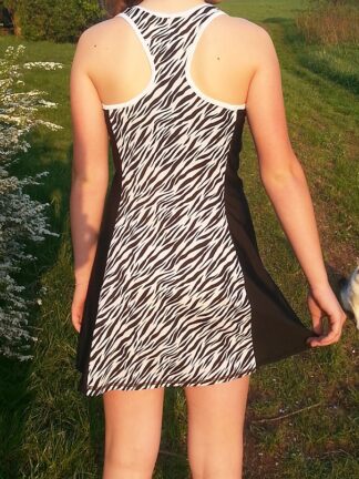 sportovní šaty zebra, vel. 38/40