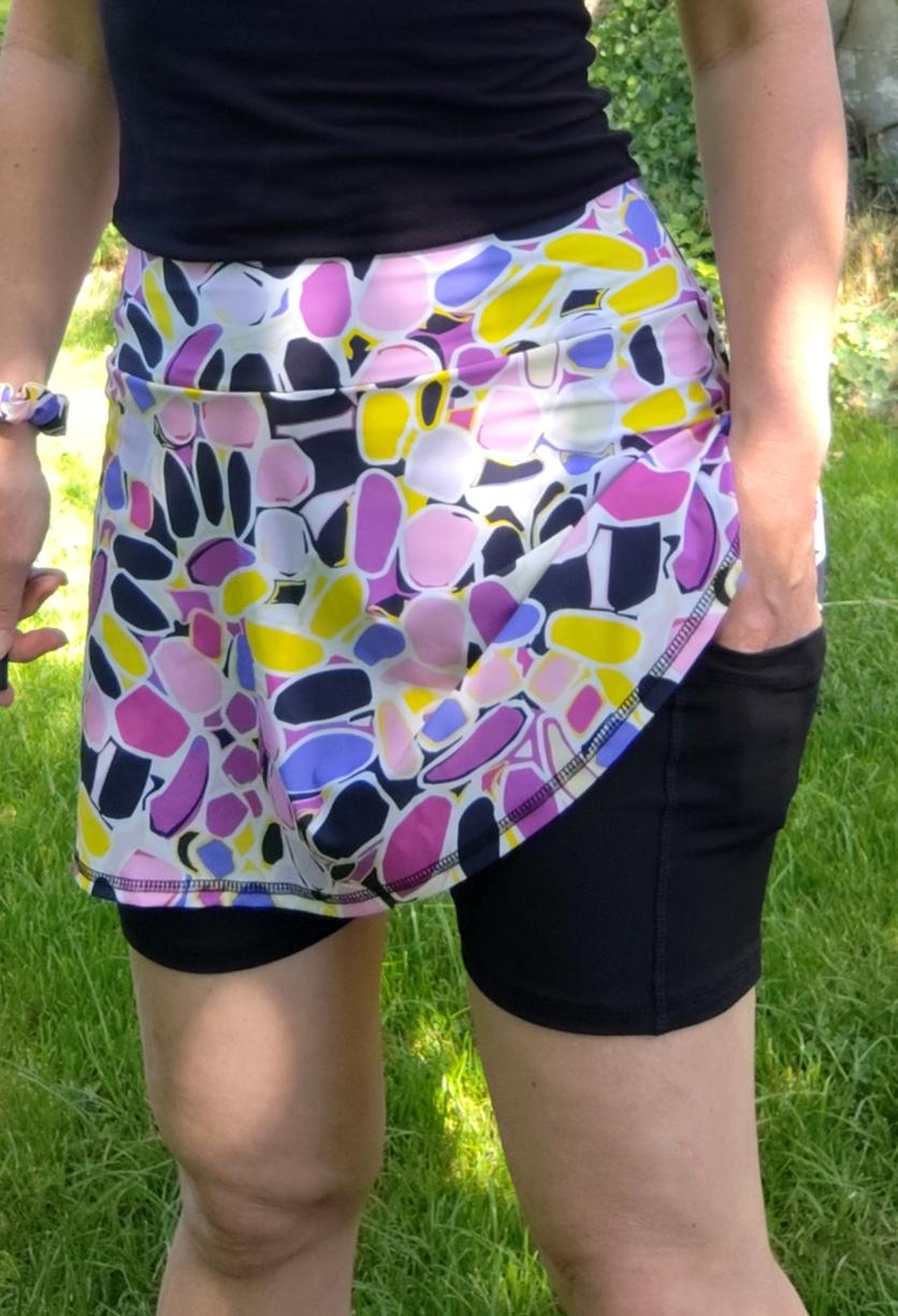 sportovní sukně černá s kraťasy z bambusu, kapsa na boku, vel. l 44/46 (kopírovat) sportovní sukně černá s kraťasy z bambusu, kapsa na boku, vel. l 44/46 (kopírovat)